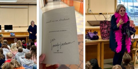 Author, Jennifer Jacobson, Visits WES