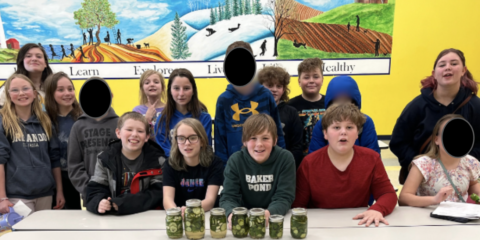 Dill Pickles from the School Garden